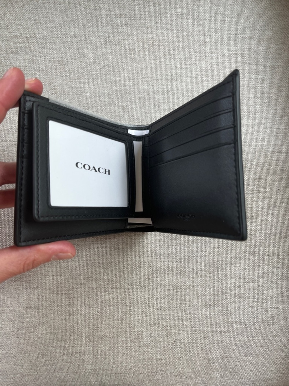 Coach 3 in 1 Signature Canvas Wallet with Souvenir Patches - Picture 3 of 4